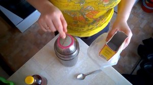 как помыть термос внутри