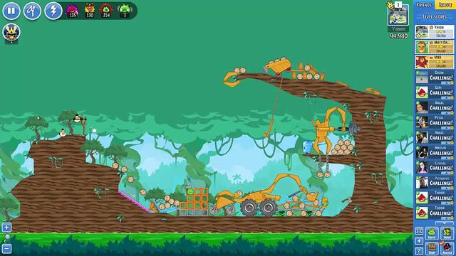 Angry Birds Friends | Champions For Earth Tournament Week 175 LEVEL 2 HD | 3 Star Walktrough смотреть онлайн
