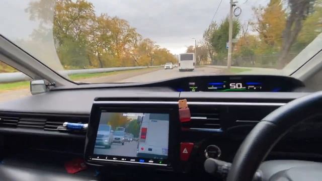 Камера обгона на HONDA STEPWGN RP-5 гибрид смотреть онлайн