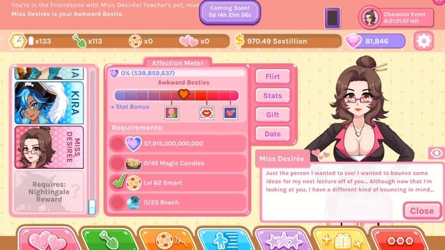 У горячей училки седой волос. Crush Crush