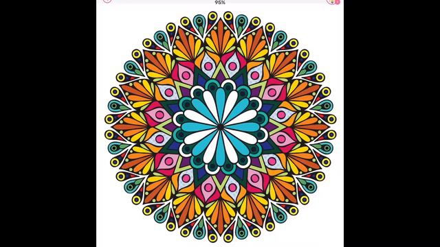 Mandala Coloring Compilation | Paint by numbers game смотреть онлайн