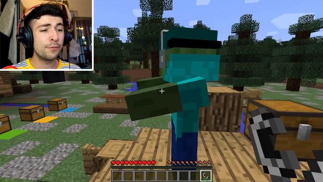 WE WIN 1,000,000 DIAMONDS IN MINECRAFT!! MARK FRIENDLY ZOMBIE CHALLENGES!! Minecraft Mods смотреть онлайн