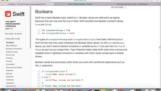 IOS , Swift 5, Interview Theory, Tutorial, #01 P8 The Basics - Type Aliases & Booleans смотреть онлайн