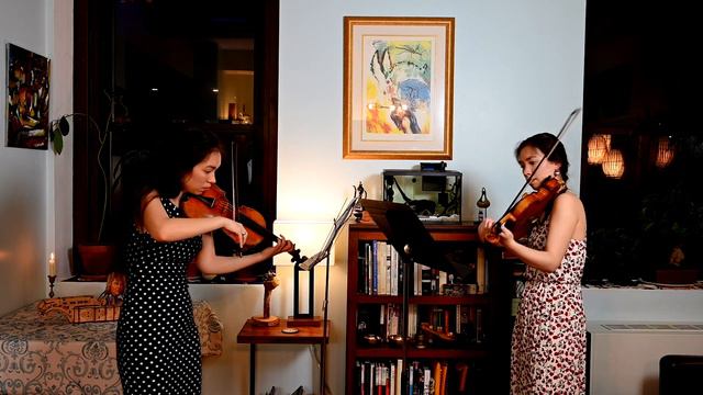 Bartok: 44 Duos for Violin, 2."Maypole Dance" - Katha Zinn, violins смотреть онлайн