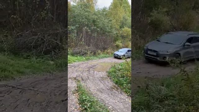 Mitsubishi ASX Offroad едет! Mitsubishi ASX на бездорожье. Mitsubishi outlander sport asx offroad смотреть онлайн