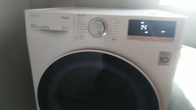 LG F4V5VG0W Оправдана ли цена??? установка и знакомство со стиральной машиной LG с функцией сушки.