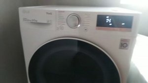 LG F4V5VG0W Оправдана ли цена??? установка и знакомство со стиральной машиной LG с функцией сушки.