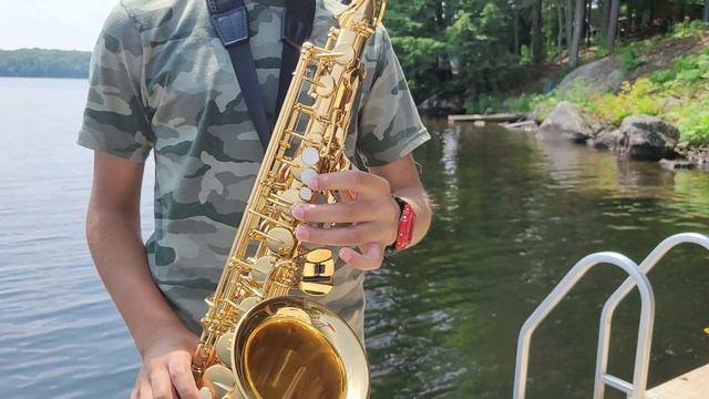 The Sound of Silence - Alto Sax Cover by 13 year old! смотреть онлайн