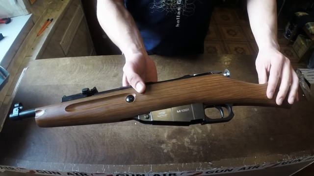 Пневматический пистолет Gletcher M1891 (обрез винтовки Мосина) смотреть онлайн