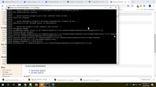 Instalación de DSpace смотреть онлайн