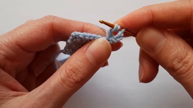 Crochet lesson. Double crochet / Урок вязания крючком. Столбик с одним накидом смотреть онлайн
