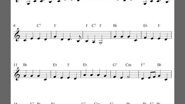 Easy clarinet sheet music for beginners - Hark! The Herald Angels Sing смотреть онлайн