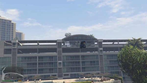 GTA 5 Stunt #28 +Map Location: Pacific Bluffs,"The Jetty" parking garage