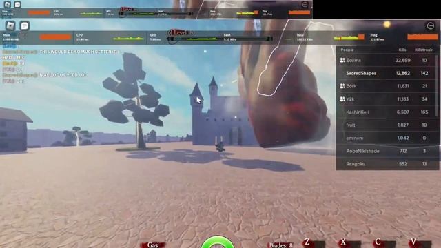 Roblox Untitled Attack On Titan Trolling!