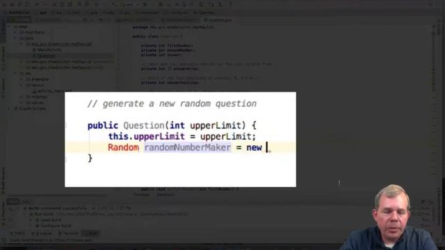 Java Android app Math quiz 04 question class смотреть онлайн