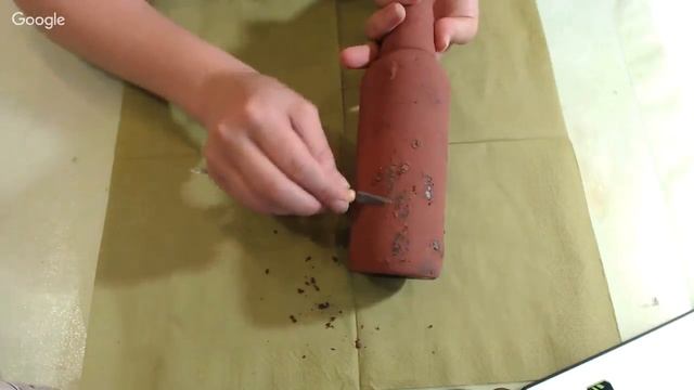 Оксана Демикова. Имитация глиняных сосудов. смотреть онлайн