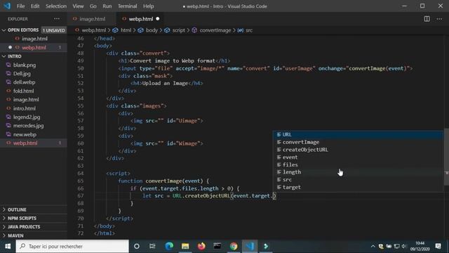 Convert an image to webp format with Javascript смотреть онлайн