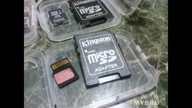 Micro SD card with SD transfer adapter in plastic box | #Обзор смотреть онлайн