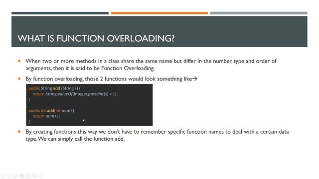 Function Overloading - JAVA смотреть онлайн