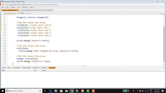 What is array and when we need to use array in apex смотреть онлайн