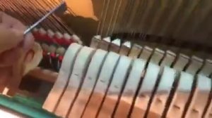 Стандартная  регулировка механики пианино