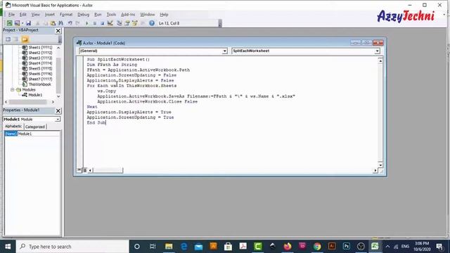How to Split Each Excel Sheet Into a Separate File - Very Easy Tutorial смотреть онлайн