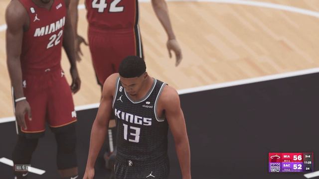 NBA 2K23 | KINGS vs HEAT | CPU vs CPU | Customized ATD Roster | Customized Sliders смотреть онлайн