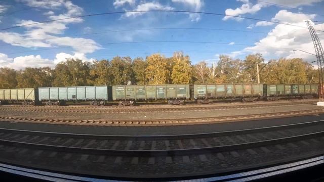 На поезде по России. Часть 3. Поезд №62МА. Омск. Весь подъезд к Омску. Татарск. Новосибирск. смотреть онлайн