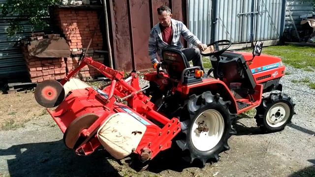 Продам. Японский мини трактор Yanmar Ke 3, 4WD. смотреть онлайн