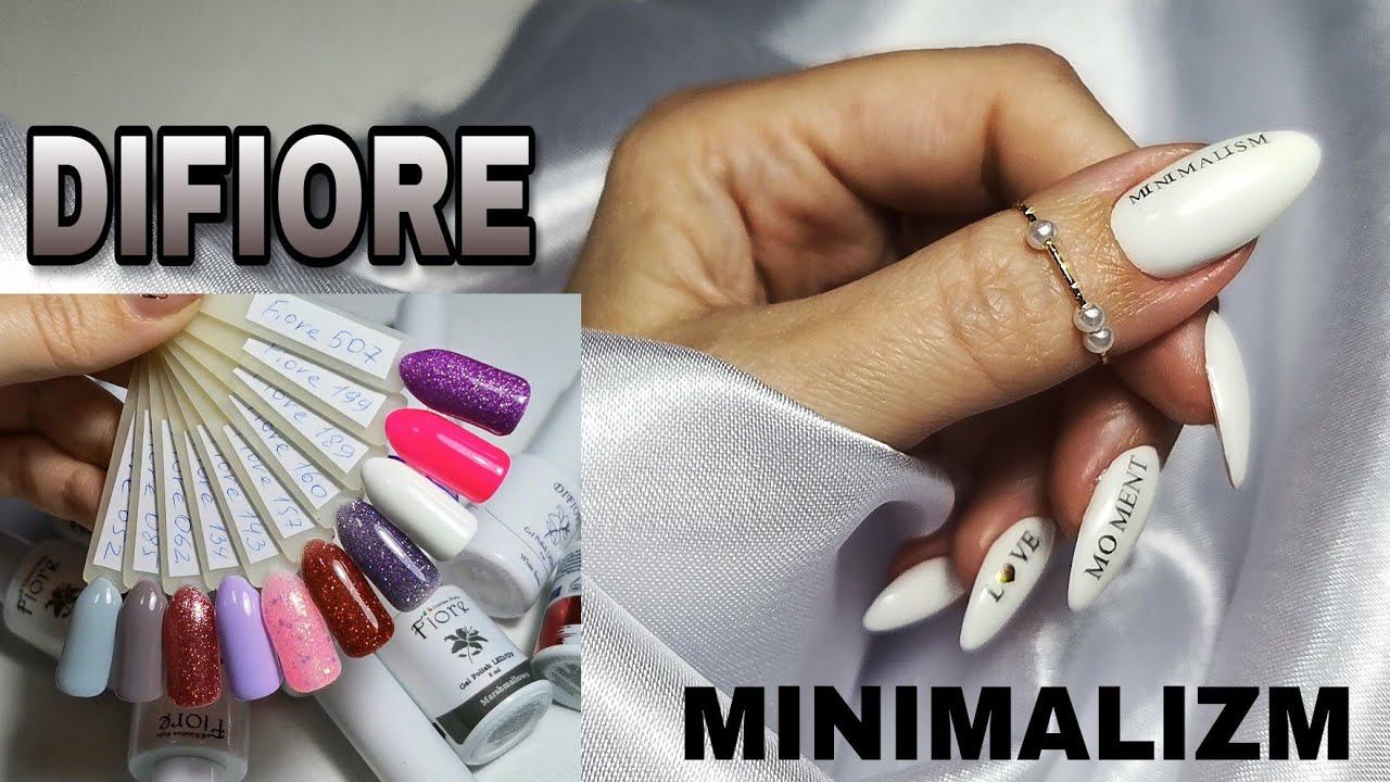 Минимализм на ногтях. Гель лаки Fiore. смотреть онлайн