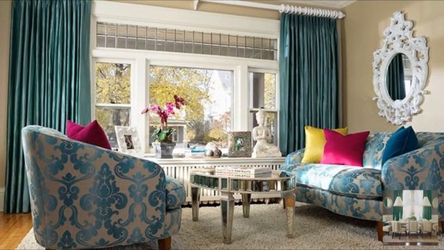 Бирюзовый цвет в интерьере смотреть онлайн