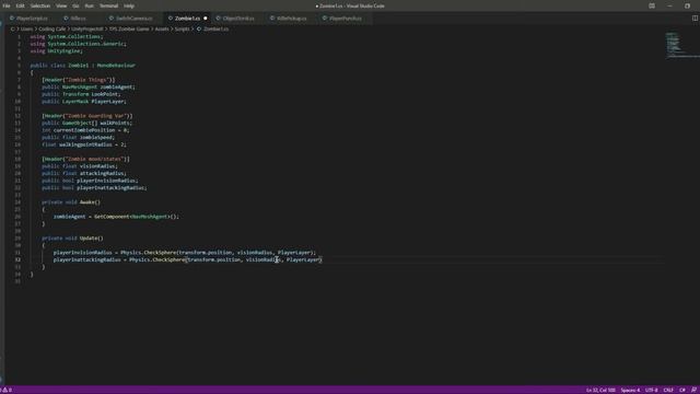 Unity 3d Zombie AI - Unity Move Player | Zombie with Script - Unity3d Game Tutorial for Beginners смотреть онлайн