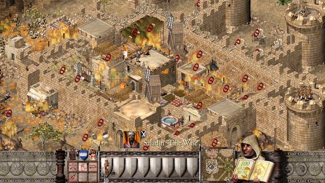 Stronghold Crusader Mission 38, The Assassins (vs 3x Saladin) смотреть онлайн