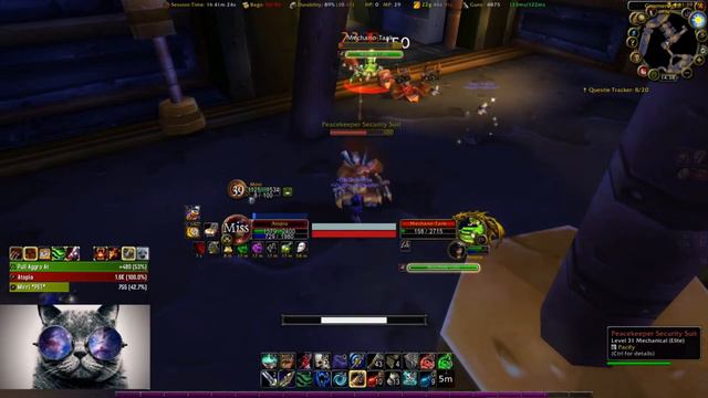 Level 38-39 Hardcore Era Hunter Solo Gnomeregan смотреть онлайн