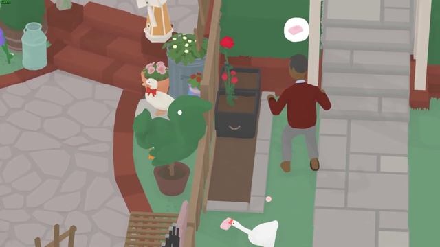 Достижение Огороды, быстро в Untitled Goose Game смотреть онлайн