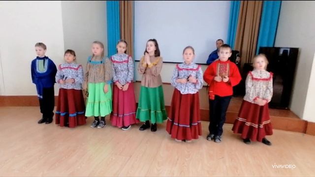 капустные посиделки в школе "Осенние капустки" ансамбль "Затейники" смотреть онлайн