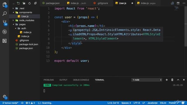 374 Styling our App in Next js смотреть онлайн
