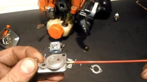 Эхо SRM 2305. Ни одного живого клапана в карбюраторе