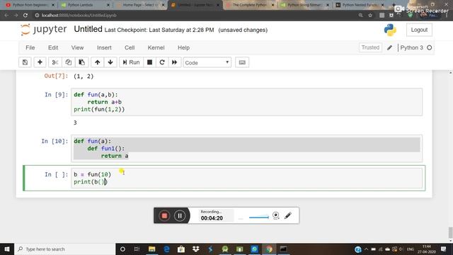 Python from beginning - 8 (Function) смотреть онлайн