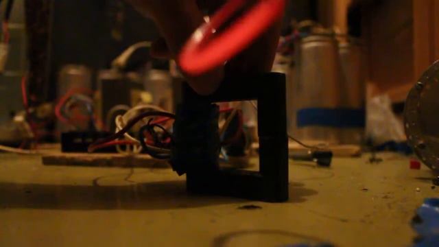 Эксперимент с импульсным трансформатором.