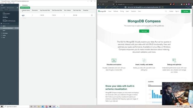 Node handledning del 19 - Introduktion: MongoDB Compass (databas GUI) смотреть онлайн