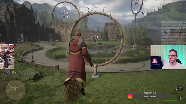 Hogwarts Legacy - НАКОНЕЦ-ТО ЭКШН + АЛОХОМОРА [Заклинания голосом] #VoiceAttack ч.3