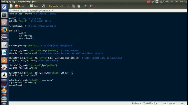Python GUI with Tkinter Entry Widget |#5 смотреть онлайн