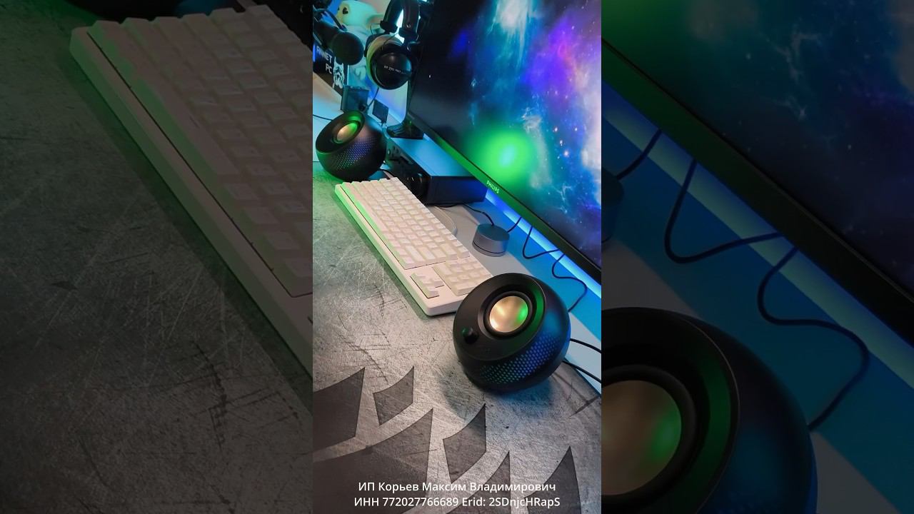 Стильные колонки для компа - Creative PEBBLE X / Pebble X Plus 2.1 смотреть онлайн