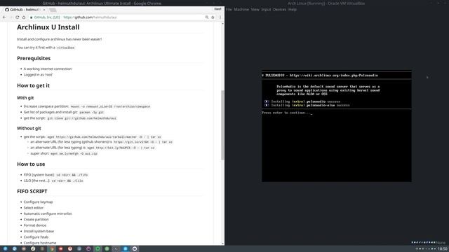 Tutorial - How to easily install Arch linux with the aui script in 2017 смотреть онлайн