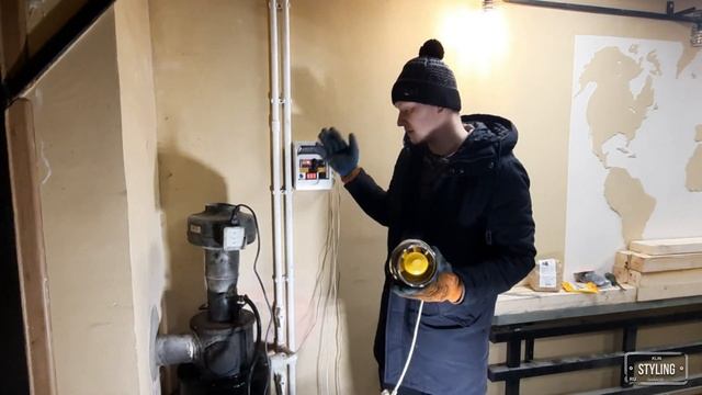 КОТЁЛ на ОТРАБОТКЕ,отопление в ГАРАЖЕ своими руками!!! смотреть онлайн