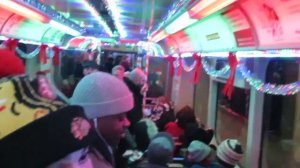 Рождественский поезд в Чикаго | Christmas train in Chicago