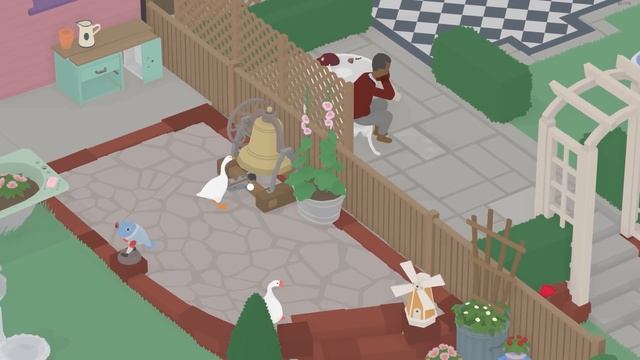 САМЫЕ ГАДКИЕ ГУСИ НА РАЙОНЕ - Untitled Goose Game смотреть онлайн