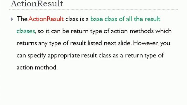 4 - Action Method in asp.net MVC смотреть онлайн
