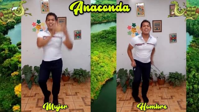 DANZA ANACONDA DE LA SELVA - PASOS PARA HOMBRE Y MUJER - COREOGRAFÍA (dale clic en SUSCRIBIRSE) смотреть онлайн